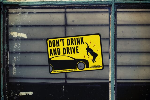 designated driver - don't drink and drive