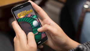 Remote and online gambling on mobile phone