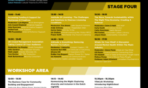 NTIA Night Time Economy Summit day one schedule for speakers and guests